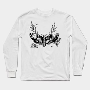 Death Head Moth Long Sleeve T-Shirt